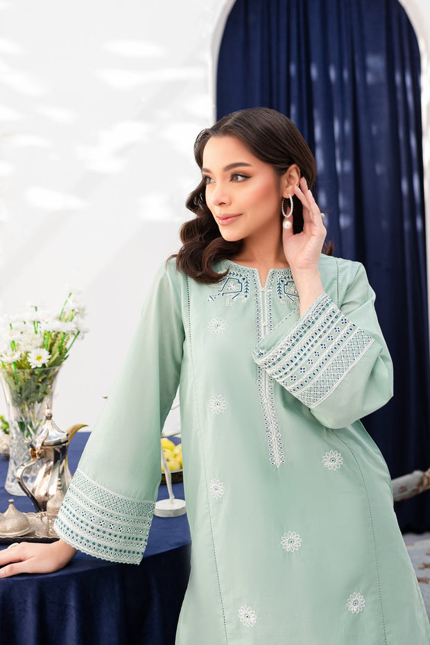 Opaline - 2Pc Embroidered Dress