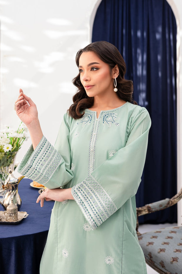 Opaline - 2Pc Embroidered Dress