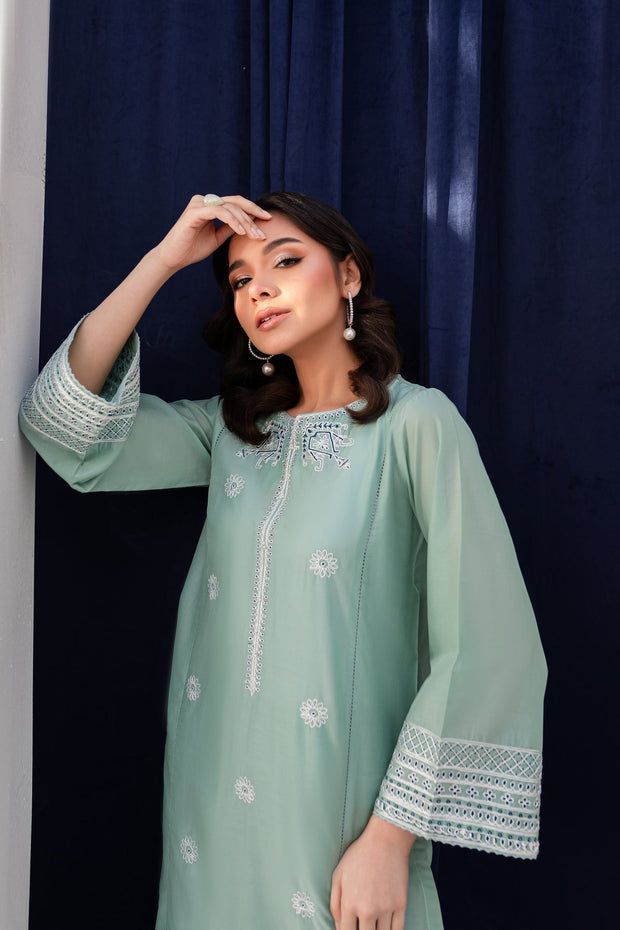 Opaline - 2Pc Embroidered Dress
