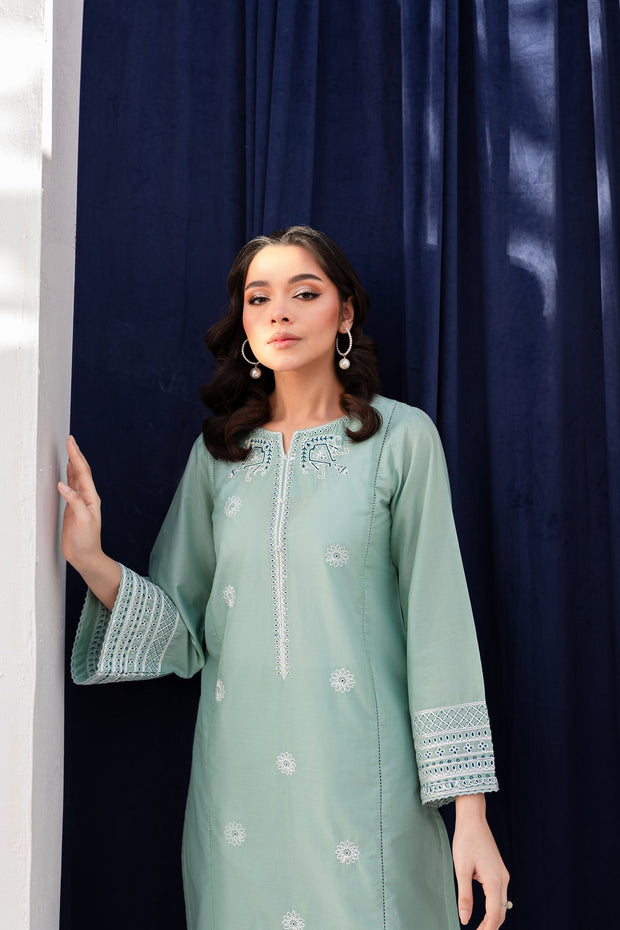 Opaline - 2Pc Embroidered Dress
