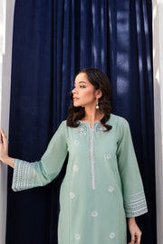Opaline - 2Pc Embroidered Dress