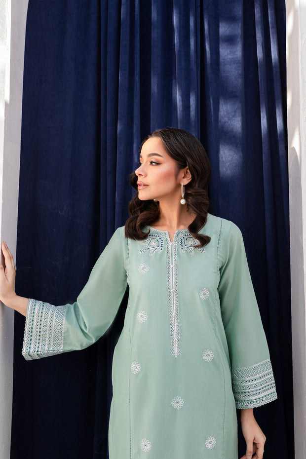 Opaline - 2Pc Embroidered Dress