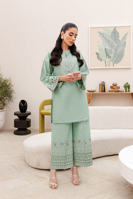 Alex - 2Pc Embroidered Dress