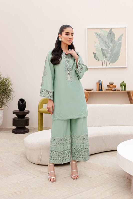 Alex - 2Pc Embroidered Dress