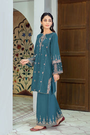 Hint of Zinc - 2Pc Embroidered Dress