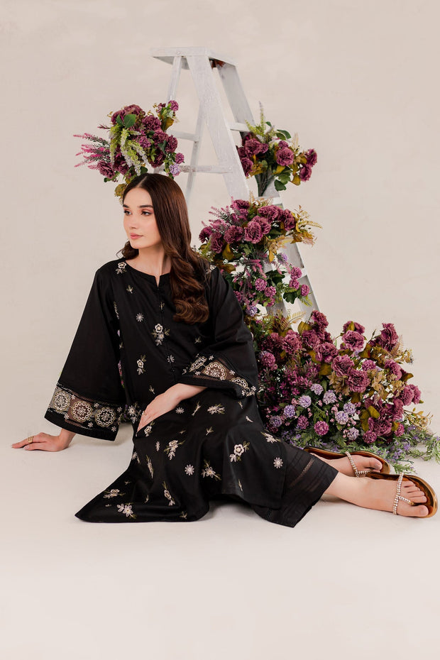 Lenora - 2Pc Embroidered Dress