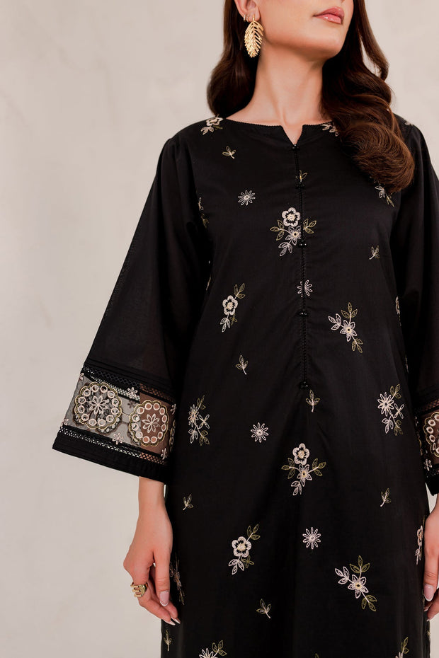 Lenora - 2Pc Embroidered Dress