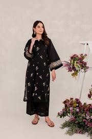 Lenora - 2Pc Embroidered Dress