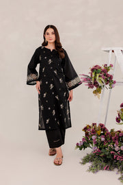 Lenora - 2Pc Embroidered Dress