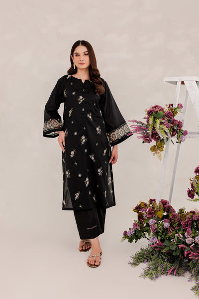 Lenora - 2Pc Embroidered Dress