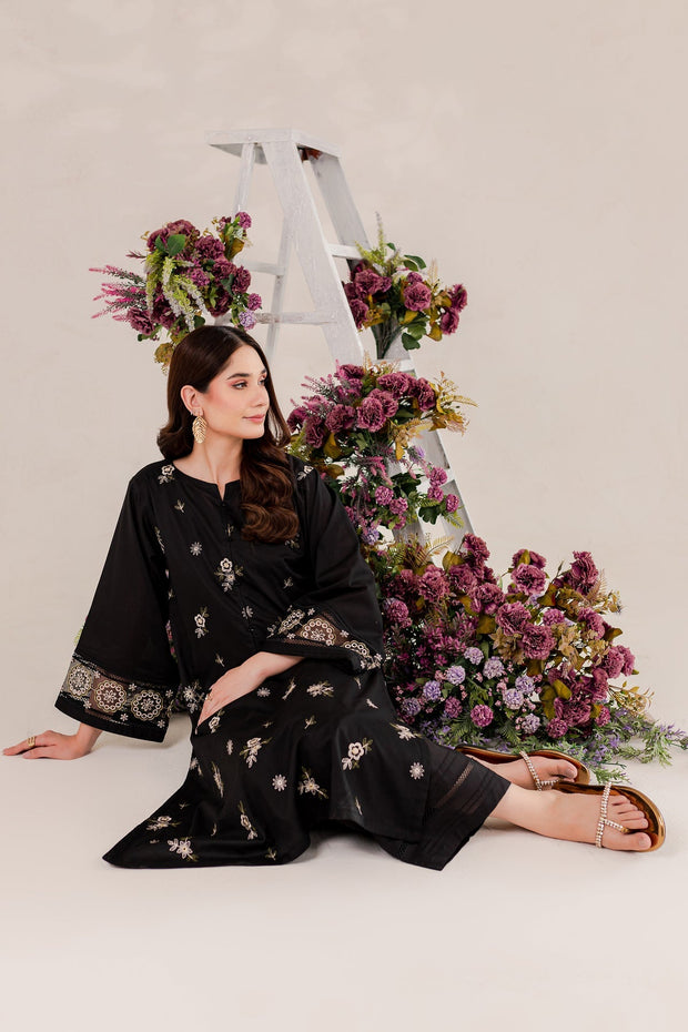 Lenora - 2Pc Embroidered Dress