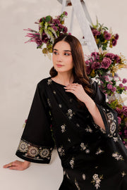 Lenora - 2Pc Embroidered Dress