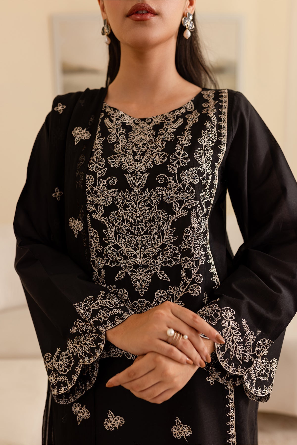 Ace - 3Pc Embroidered Dress