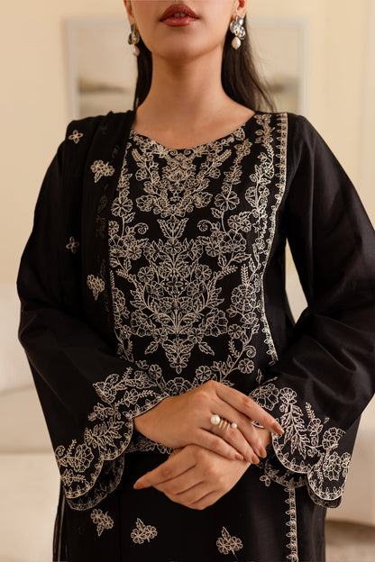 Ace - 3Pc Embroidered Dress