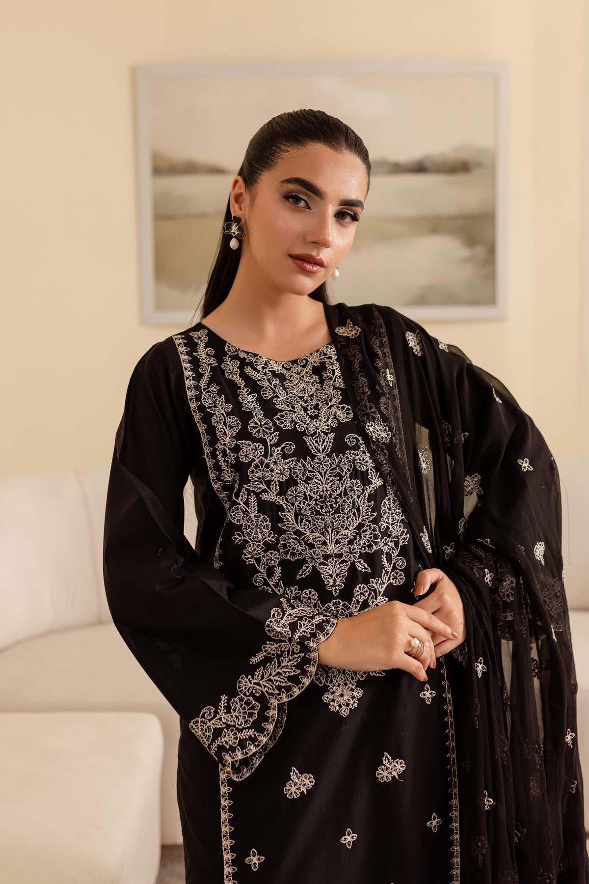 Ace - 3Pc Embroidered Dress