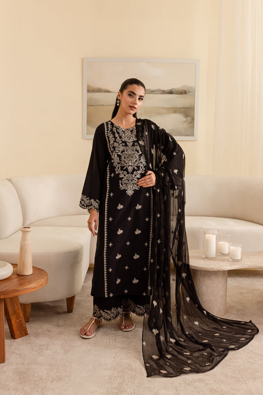 Ace - 3Pc Embroidered Dress