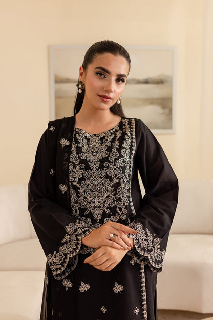 Ace - 3Pc Embroidered Dress