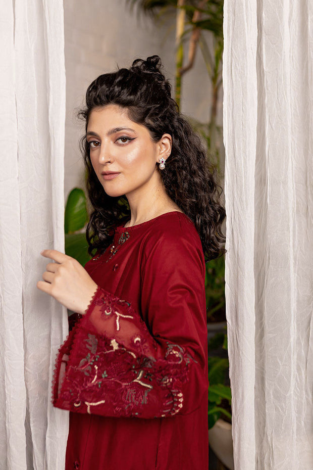 Afeefa - 2Pc Embroidered Dress