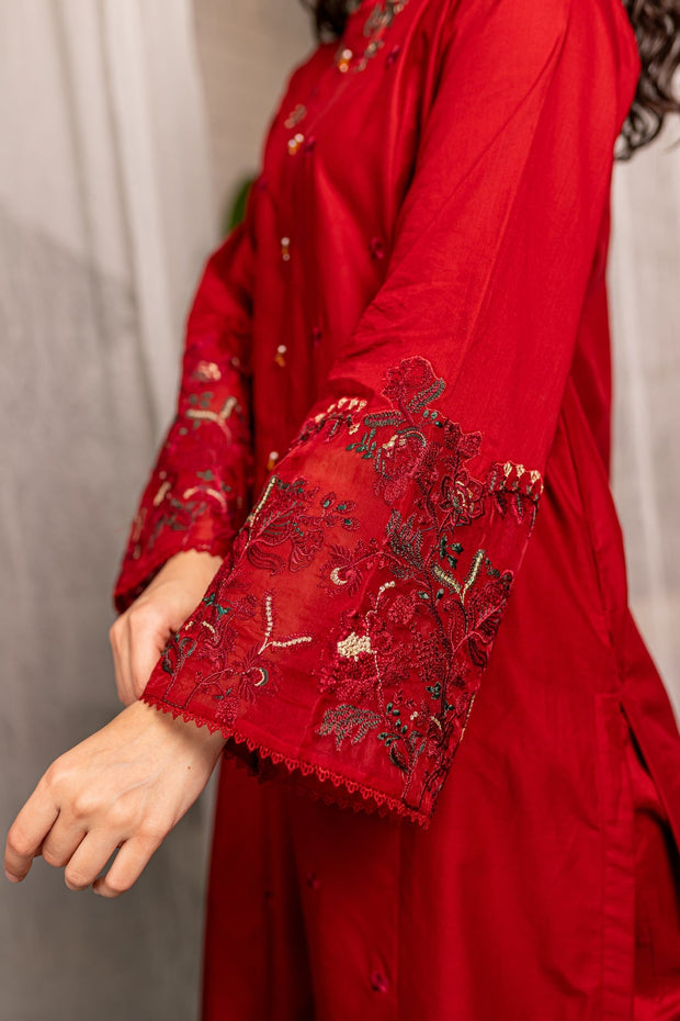 Afeefa - 2Pc Embroidered Dress