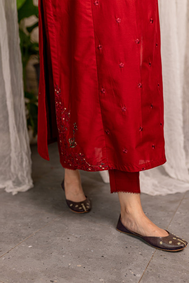 Afeefa - 2Pc Embroidered Dress
