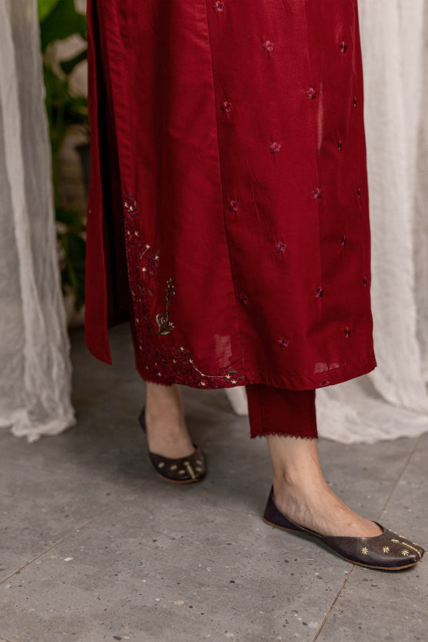 Afeefa - 2Pc Embroidered Dress