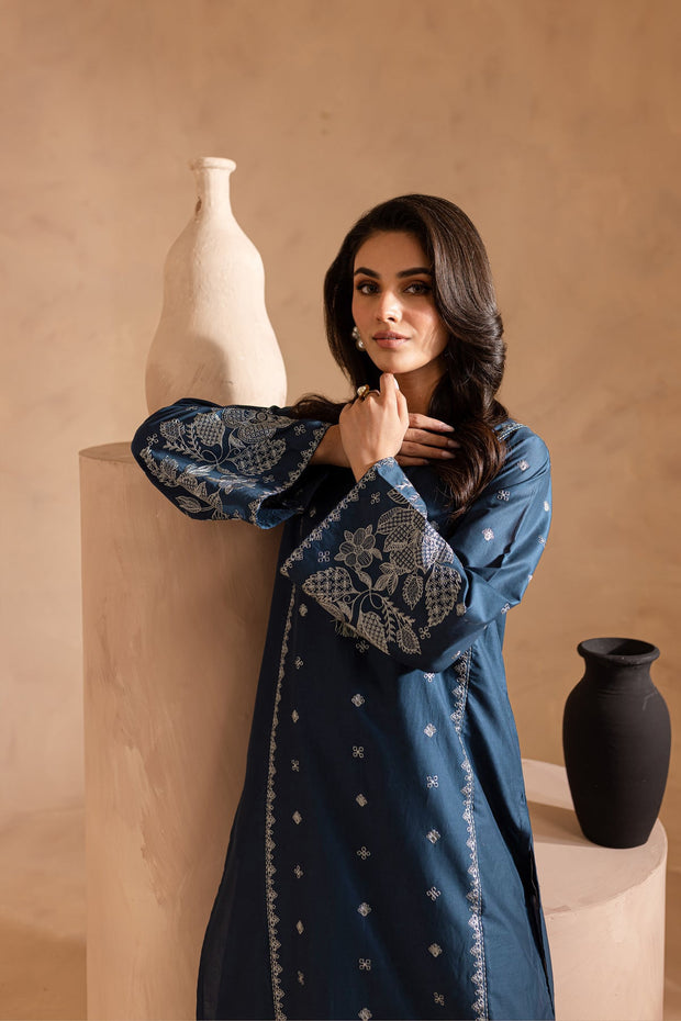 Agean Sea - 2Pc Embroidered Dress