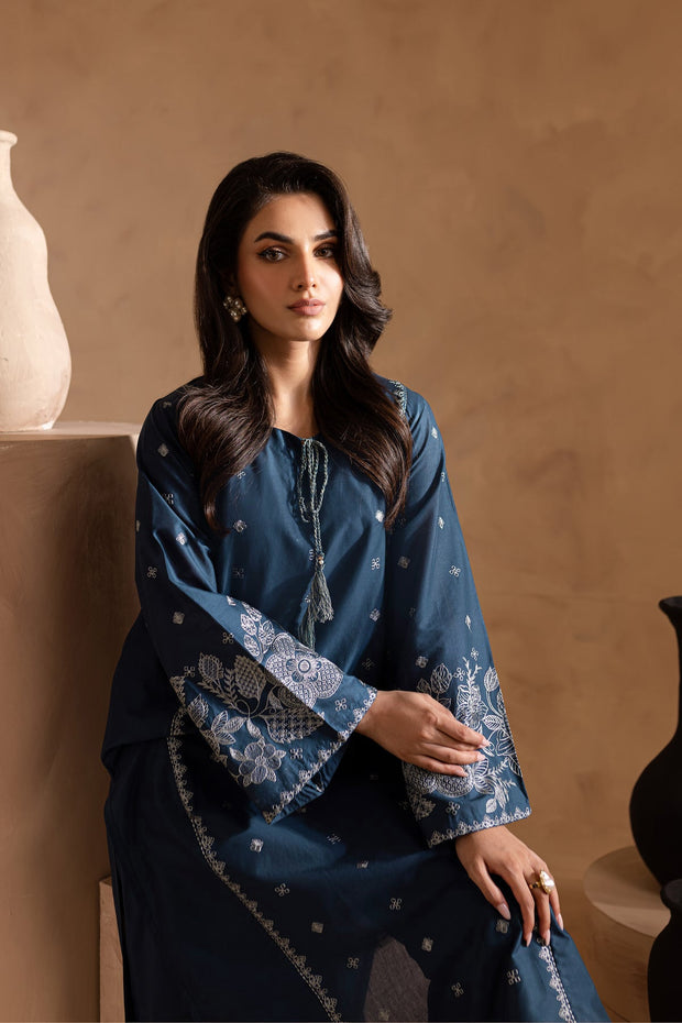 Agean Sea - 2Pc Embroidered Dress