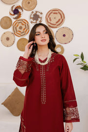 Areena - 2Pc Embroidered Dress
