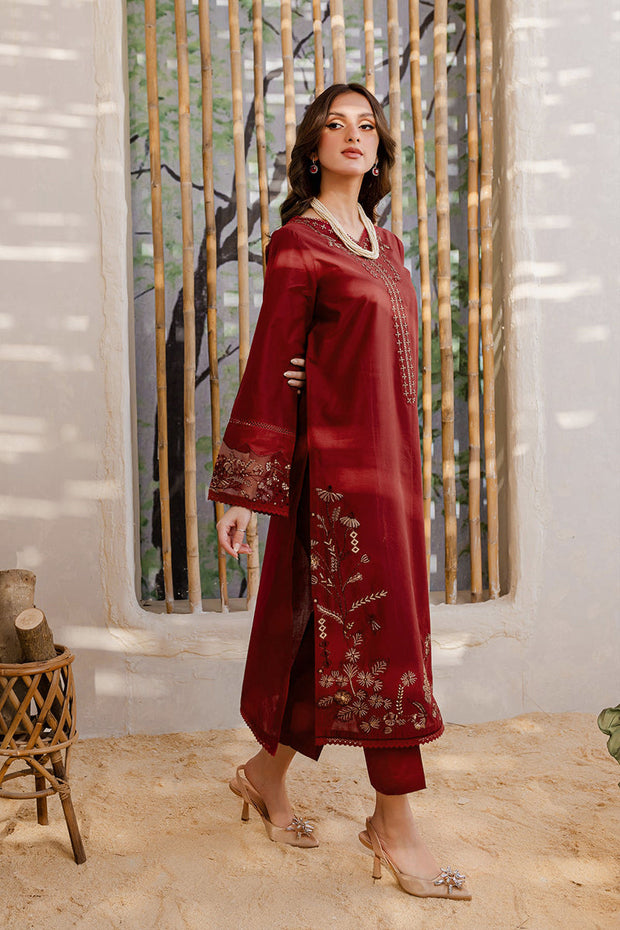 Areena - 2Pc Embroidered Dress