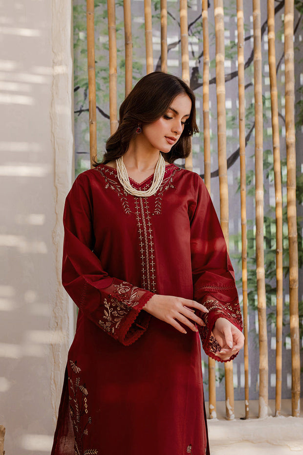 Areena - 2Pc Embroidered Dress