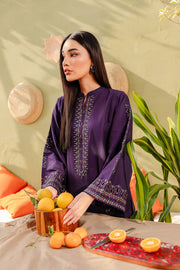 Ash - 2Pc Embroidered Dress Purple