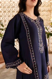 Blueberry - 2Pc Embroidered Dress