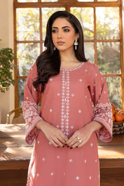 Coral Jasper - 2Pc Embroidered Dress