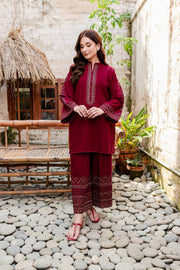 Cosmo - 2Pc Embroidered Dress