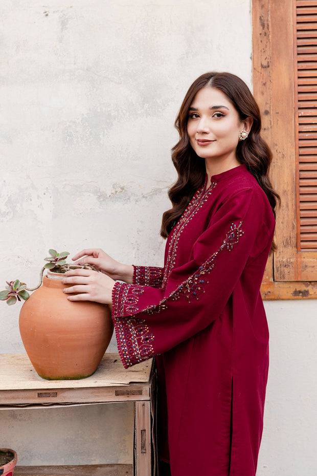 Cosmo - 2Pc Embroidered Dress