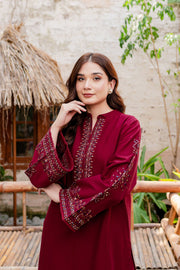 Cosmo - 2Pc Embroidered Dress