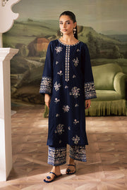 Dazzel Danim - 2Pc Embroidered Dress