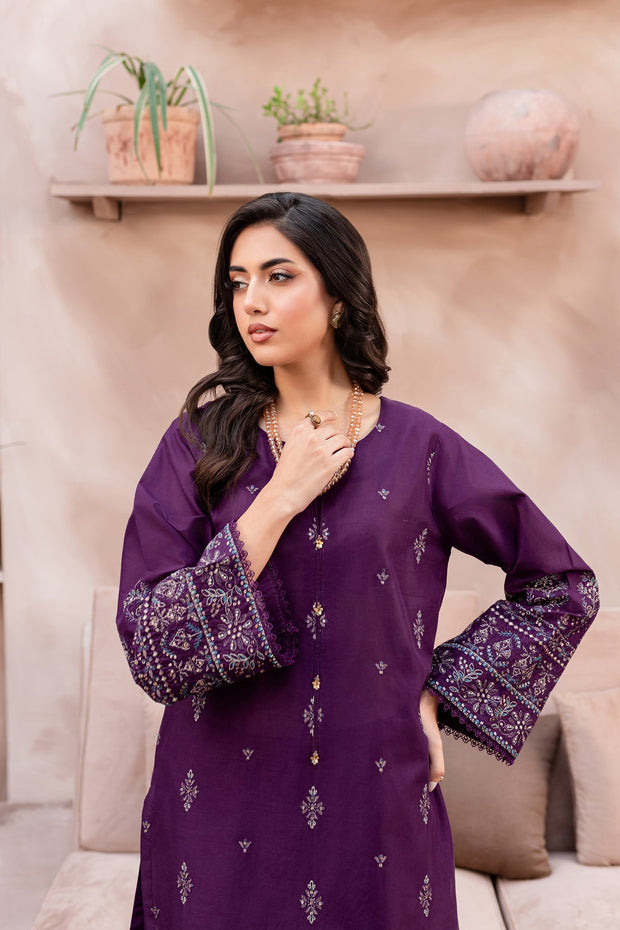 Eminence - 2Pc Embroidered Dress
