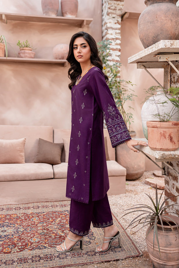 Eminence - 2Pc Embroidered Dress