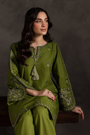 Emerald - 2Pc Embroidered Dress