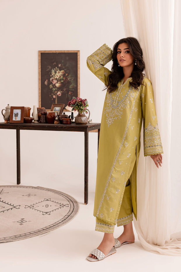 Jade - 2Pc Embroidered Dress