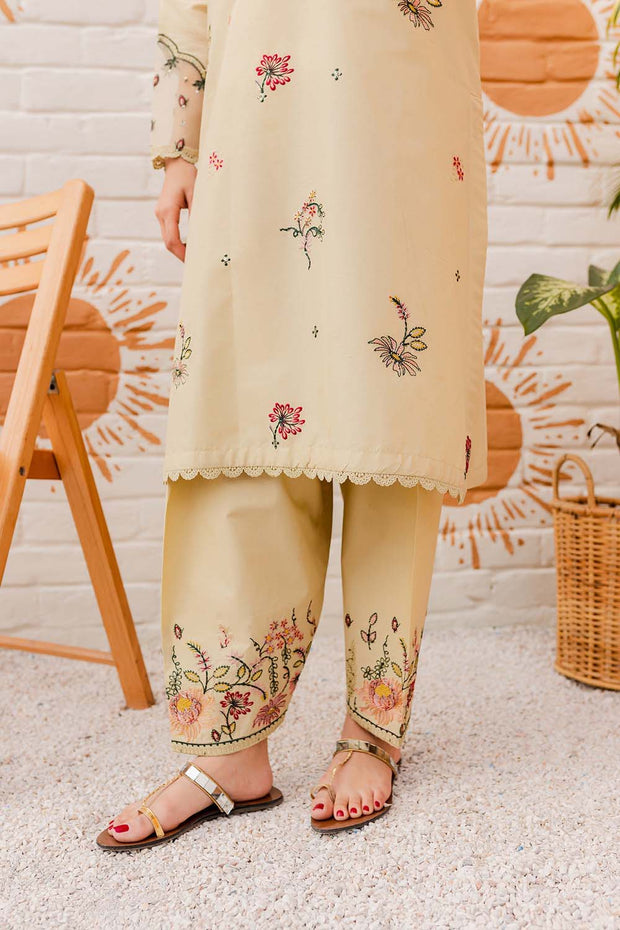 Lost Lagoon - 2Pc Embroidered Dress