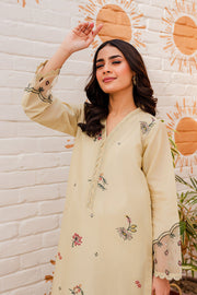 Lost Lagoon - 2Pc Embroidered Dress