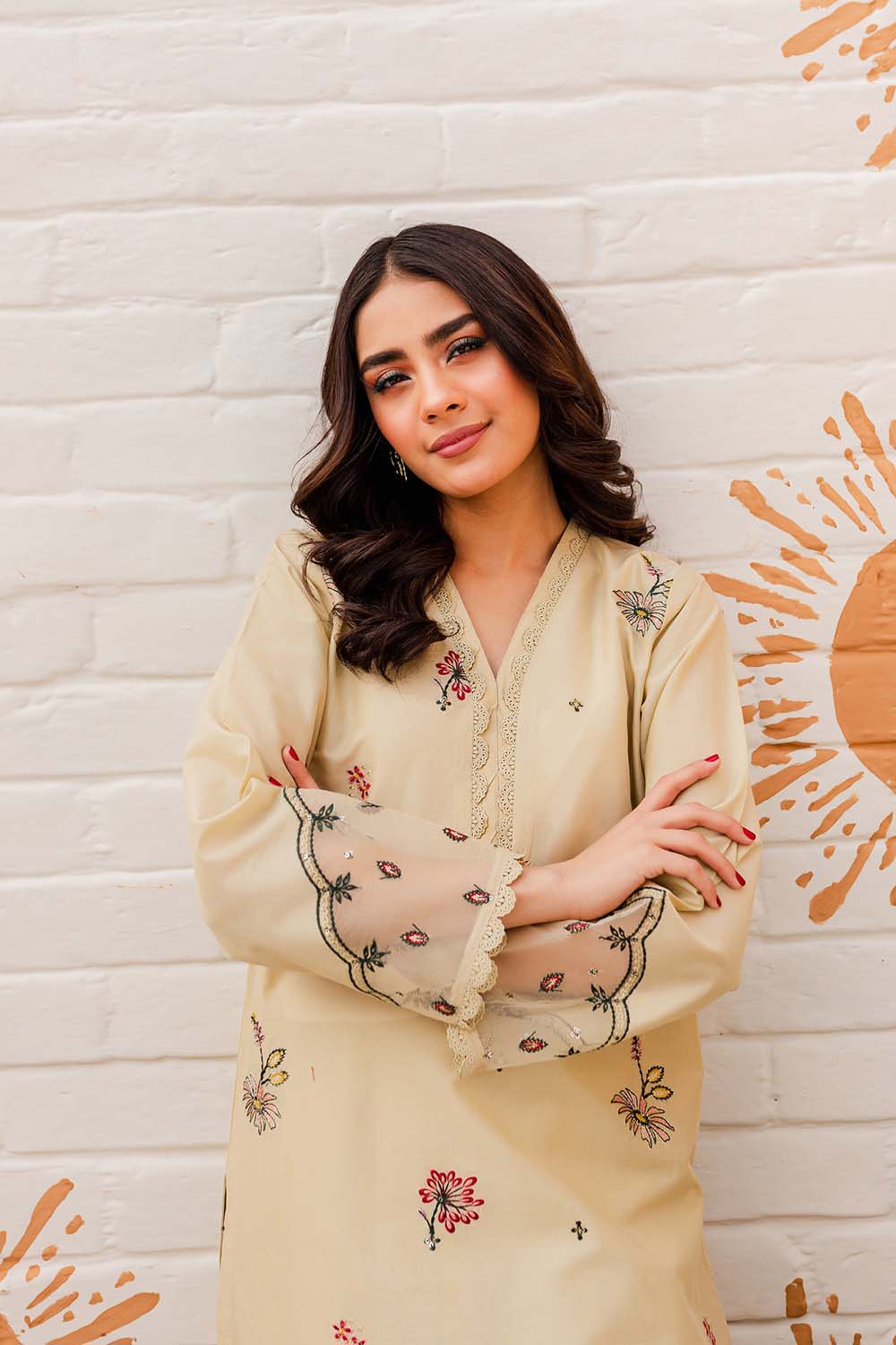 Pret Essentials by Sahar Pret Embroidered Dobby Jacquard 2 Piece SSED-ZH-V2-08 - Winter Collection
