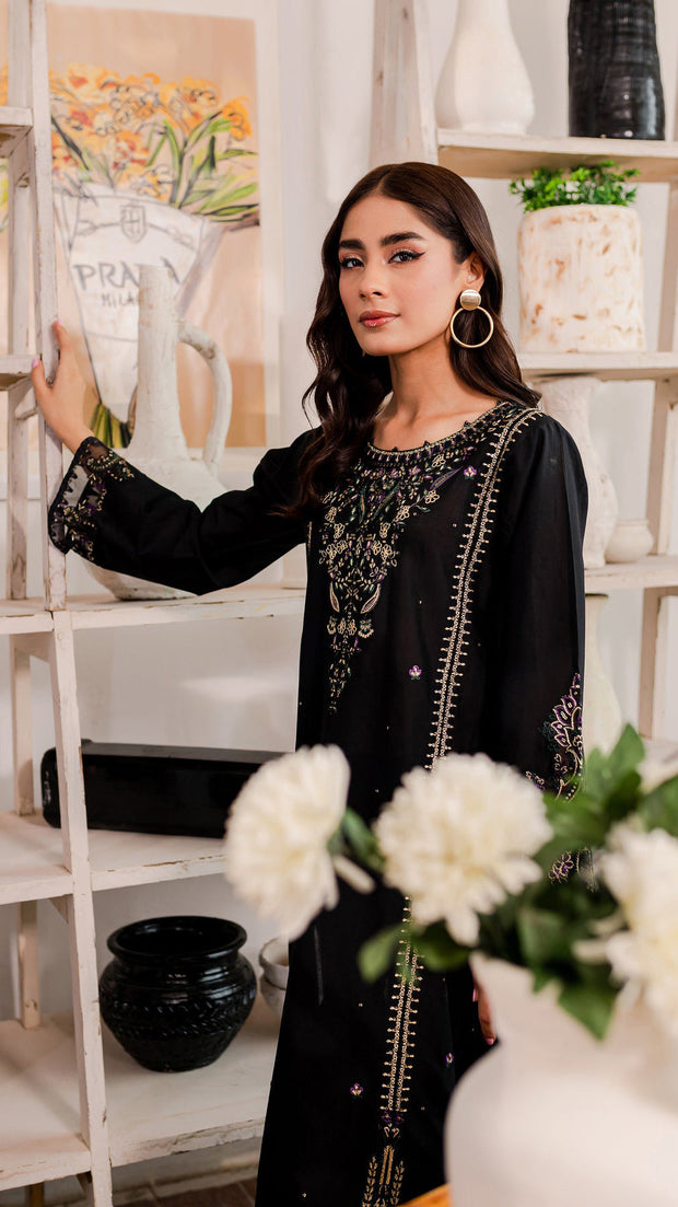 Marquise - 2Pc Embroidered Dress