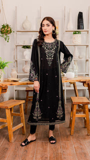 Marquise - 2Pc Embroidered Dress