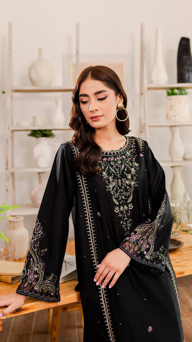 Marquise - 2Pc Embroidered Dress