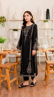 Marquise - 2Pc Embroidered Dress