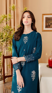 Melvin - 2Pc Embroidered Dress