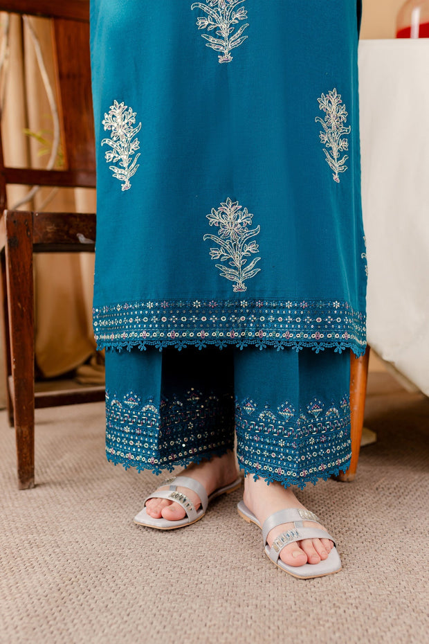 Melvin - 2Pc Embroidered Dress